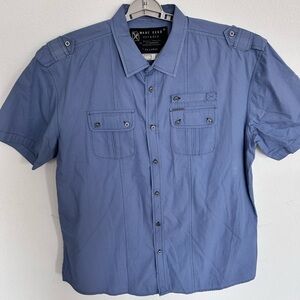 Marc Ecco Cut & Sew Mens Short Sleeve Shirt

Size 2X